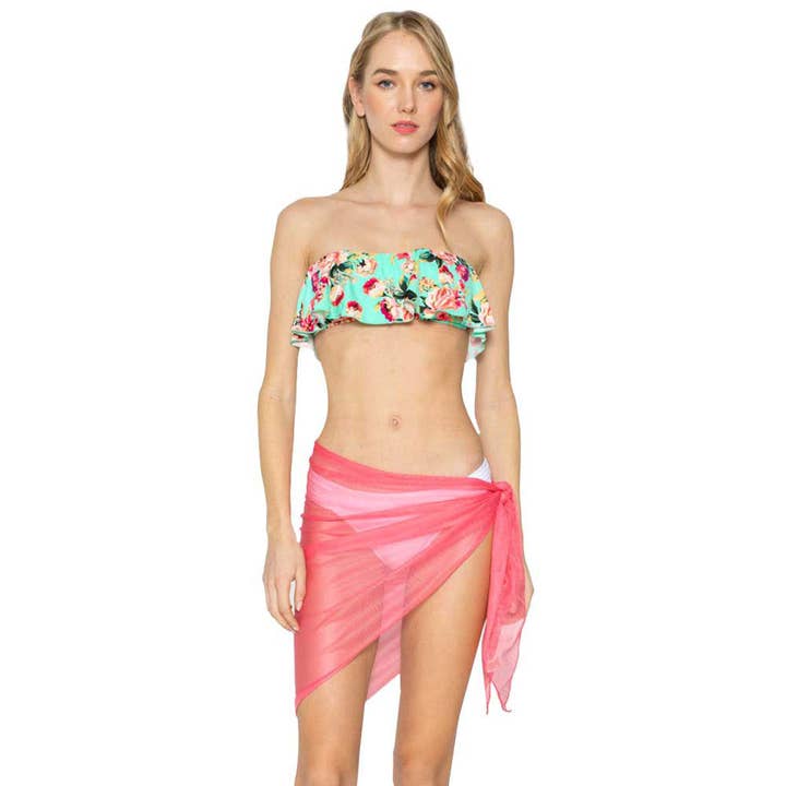 Mesh Net Triangular Sarong Scarf for wholesale by Madeline Love