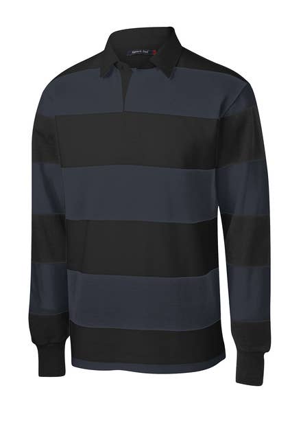 Print The Dream - Wholesale Polo - Men's - Sport-Tek Classic Long Sleeve Rugby Polo0