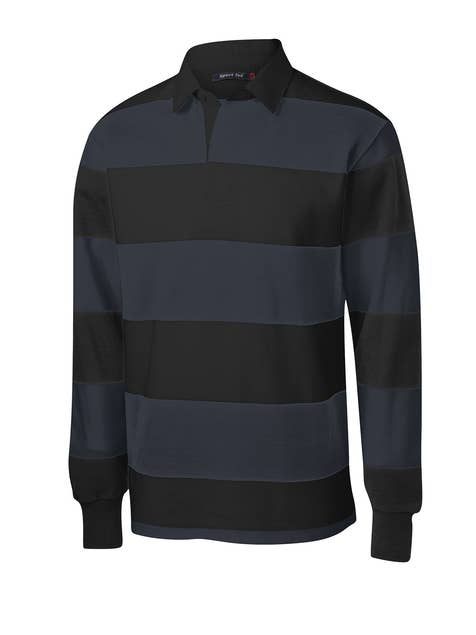 Print The Dream - Wholesale Polo - Men's - Sport-Tek Classic Long Sleeve Rugby Polo