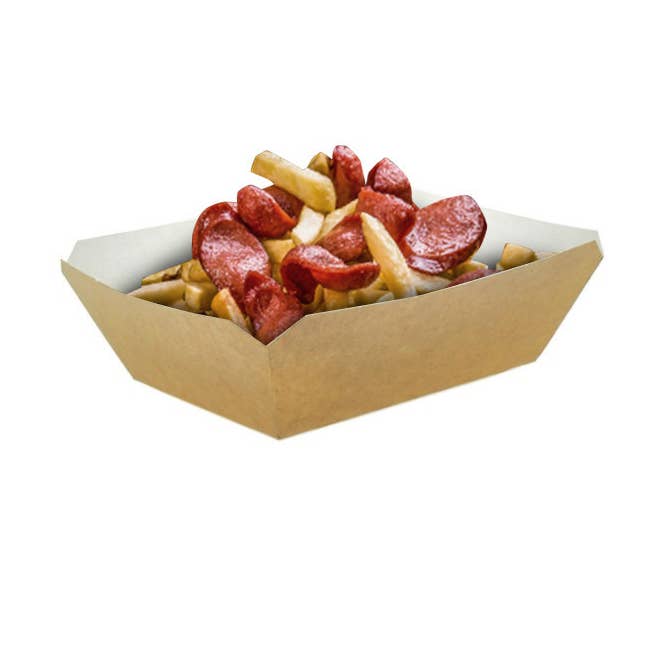 250Ml Kraft Cardboard Bottles For Fritters for wholesale by PUNTOQPACK