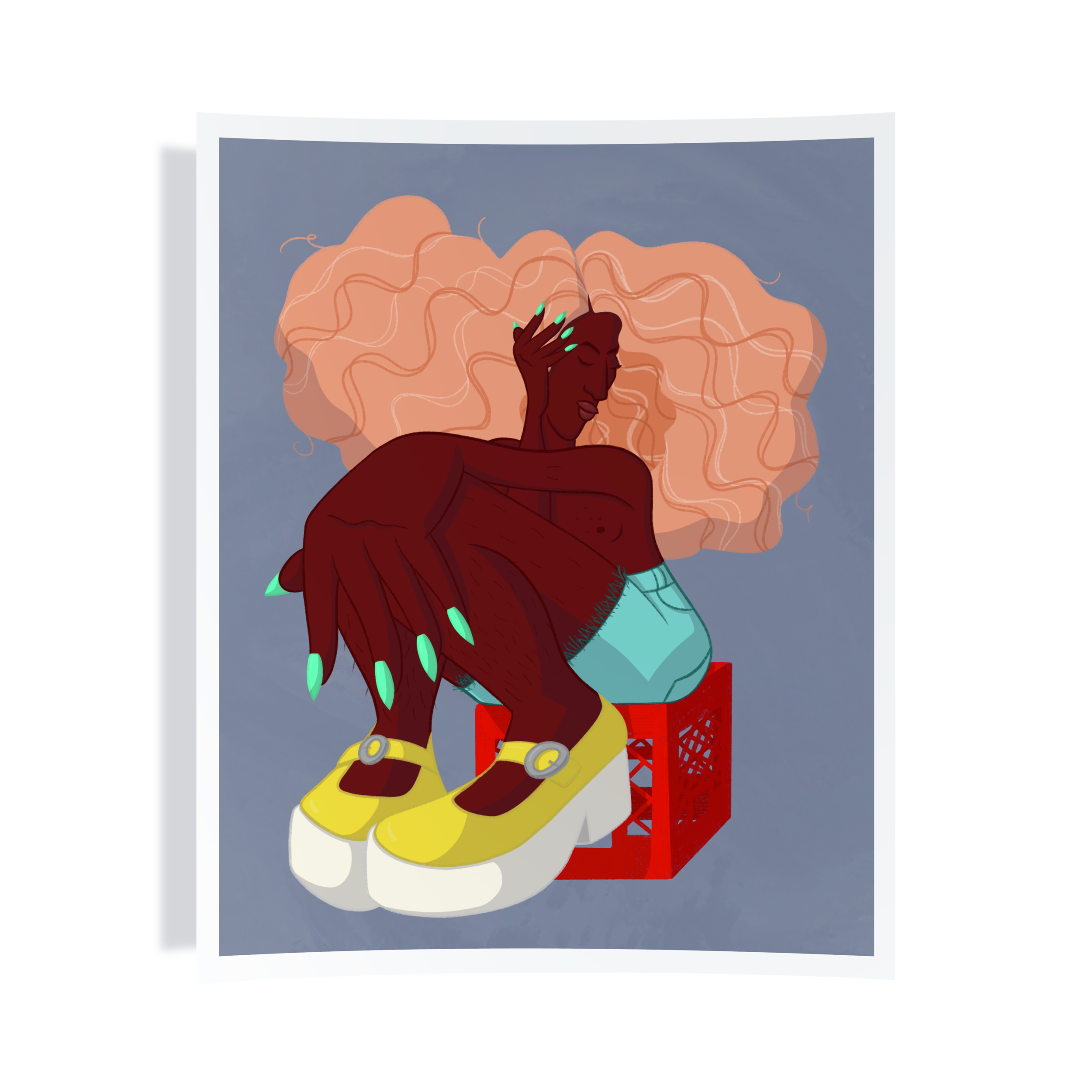 Ashytj Creates LLC - Wholesale Art Print - Milk Crate (Wholesale)0