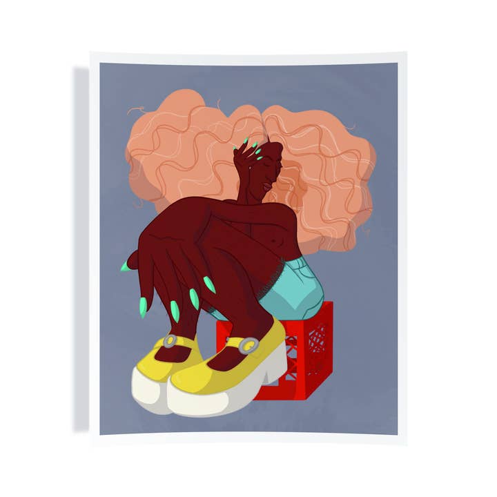 Ashytj Creates LLC - Wholesale Art Print - Milk Crate (Wholesale)