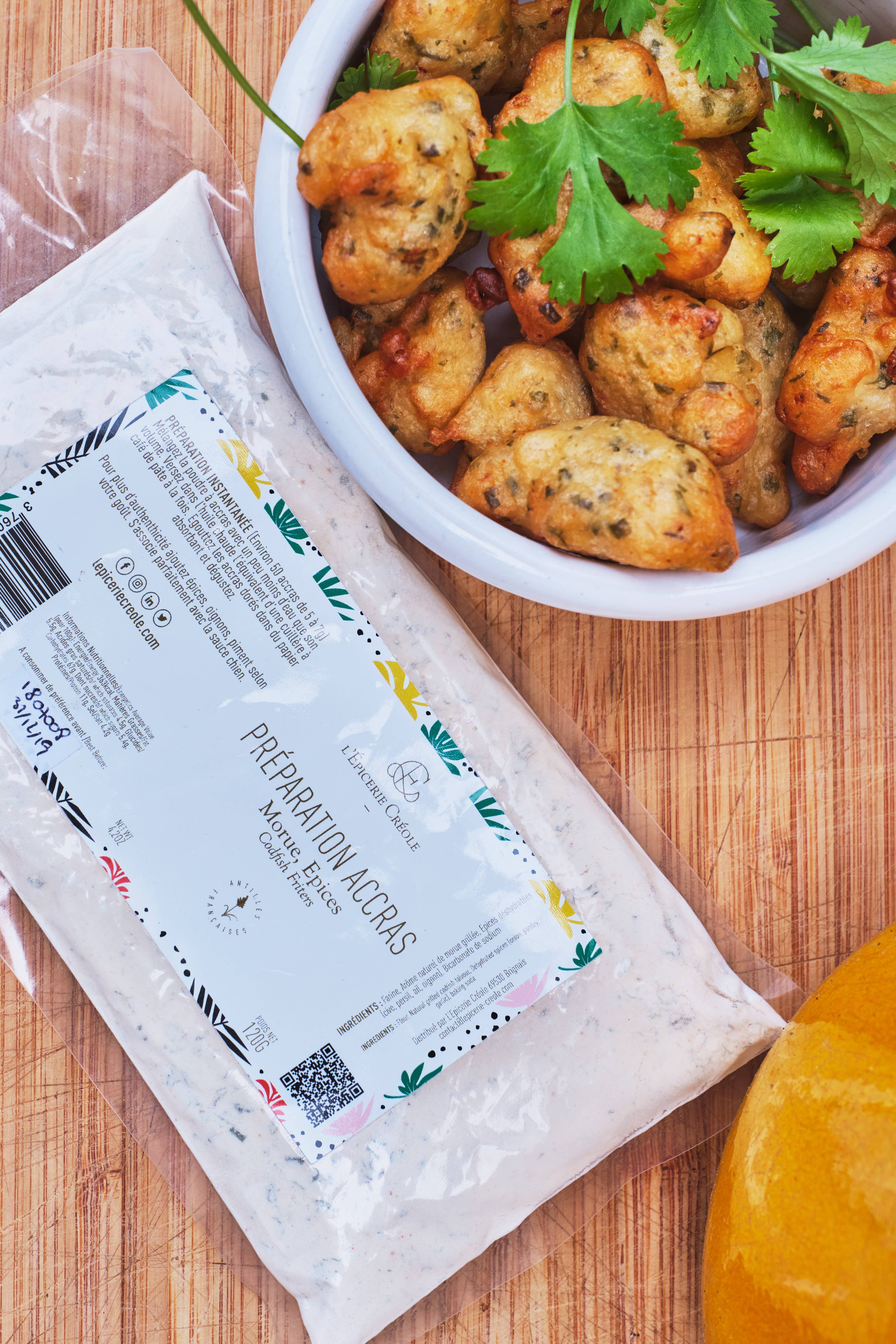 L'Epicerie Créole - Wholesale Dried/Dehydrated Vegetables - Preparation Accras Cod 120g1