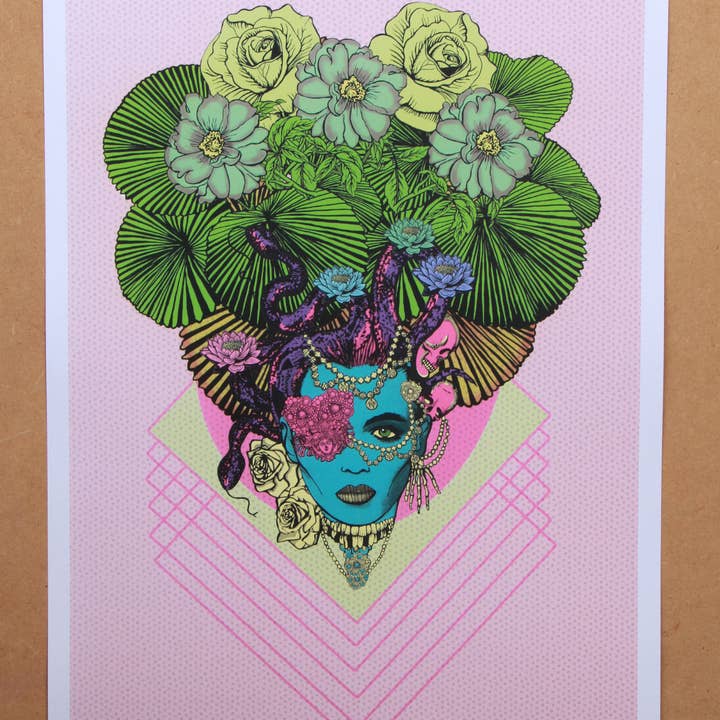 Impresión artística Futurista Medusa Edición Limitada 1/50 para venta al por mayor de Msdre