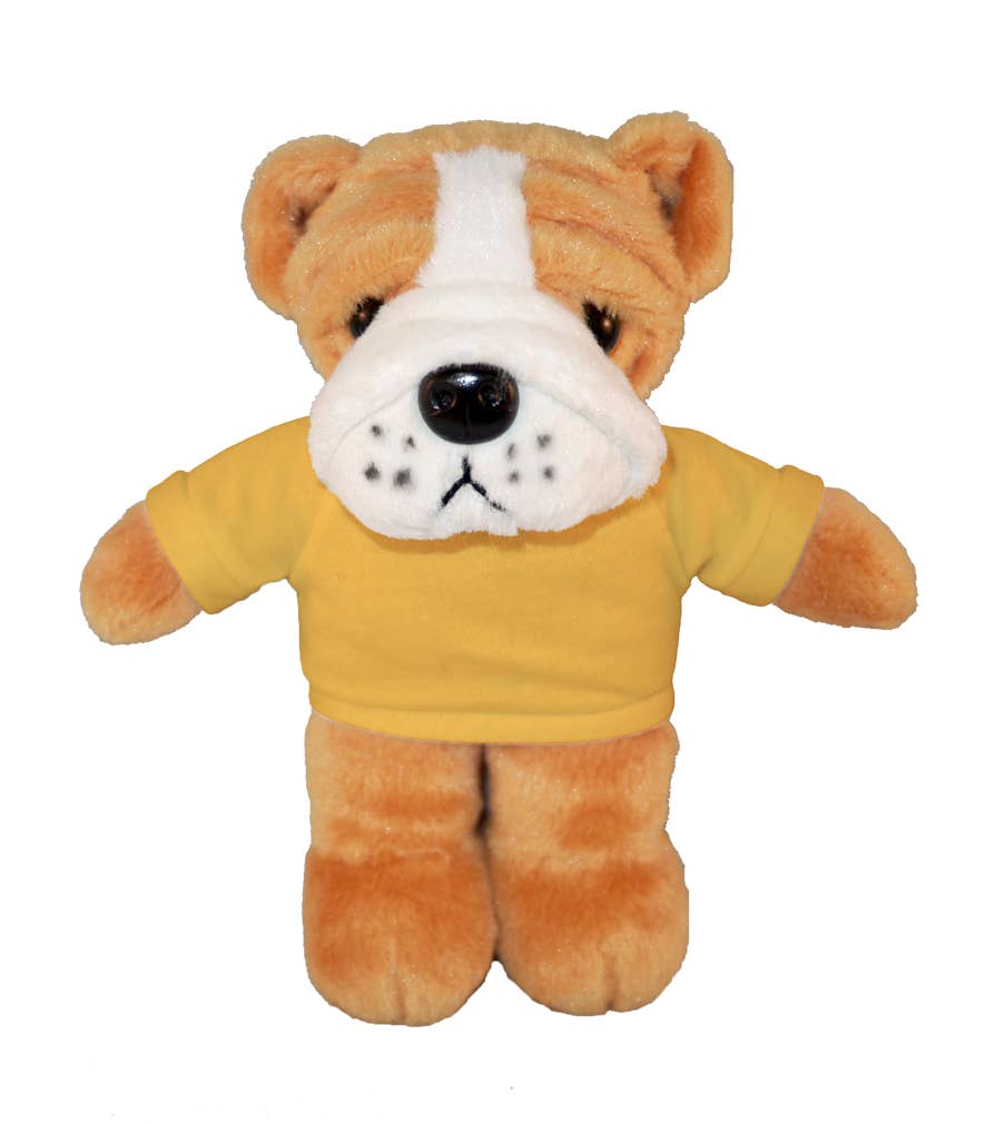 Plushland - Wholesale Stuffed/Plush Toy - Kids & Baby - Plush Bulldog Bean Bag animal 8"5