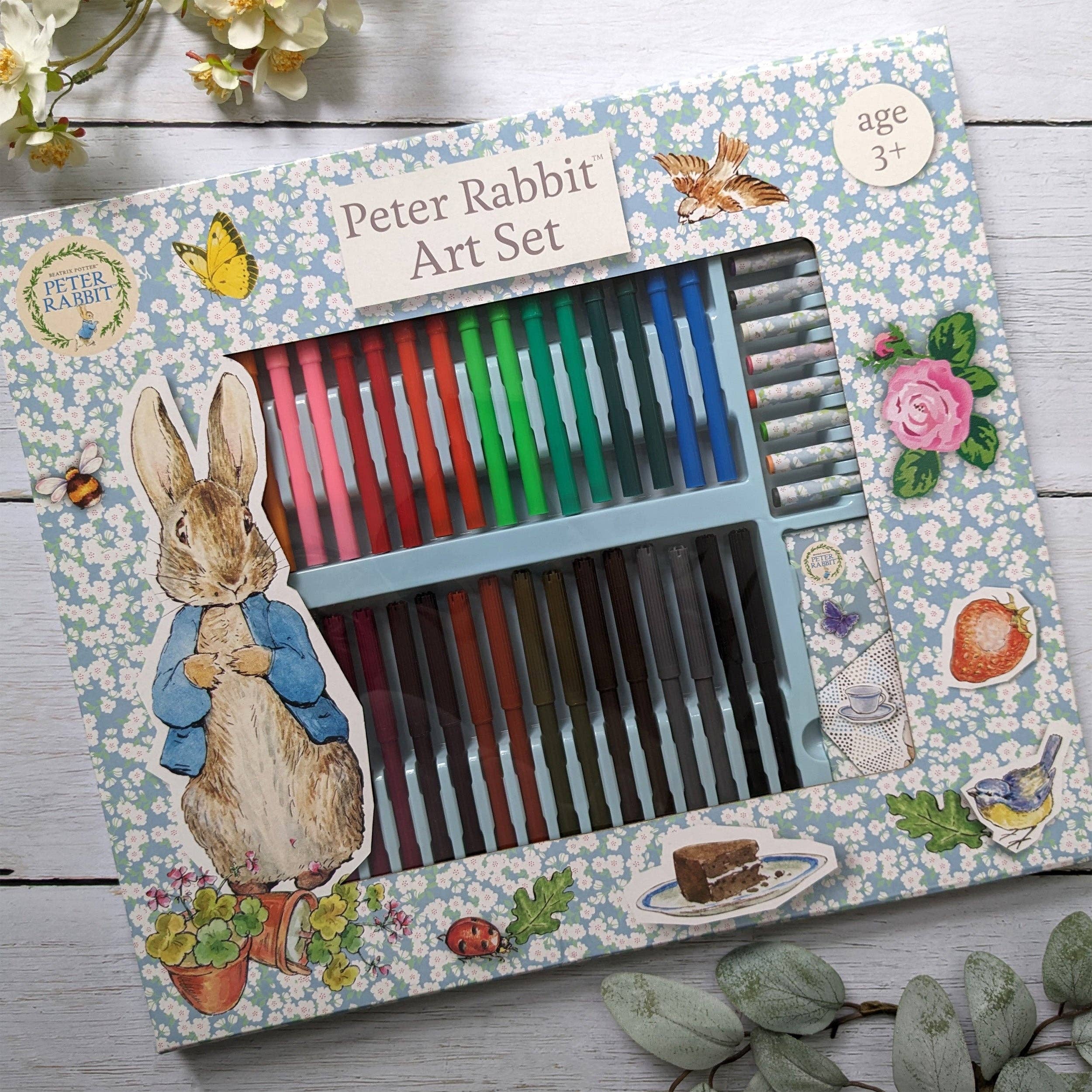 Robert Frederick Ltd – wholesale Art set – Child & baby – Peter Rabbit Children's 53 Piece Art Set4