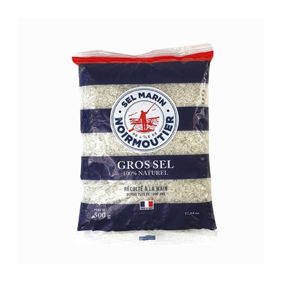 DISCONTINUED / CAN'T FIND IT ANYMORE Noirmoutier Coarse Salt 500g for wholesale by France At Home