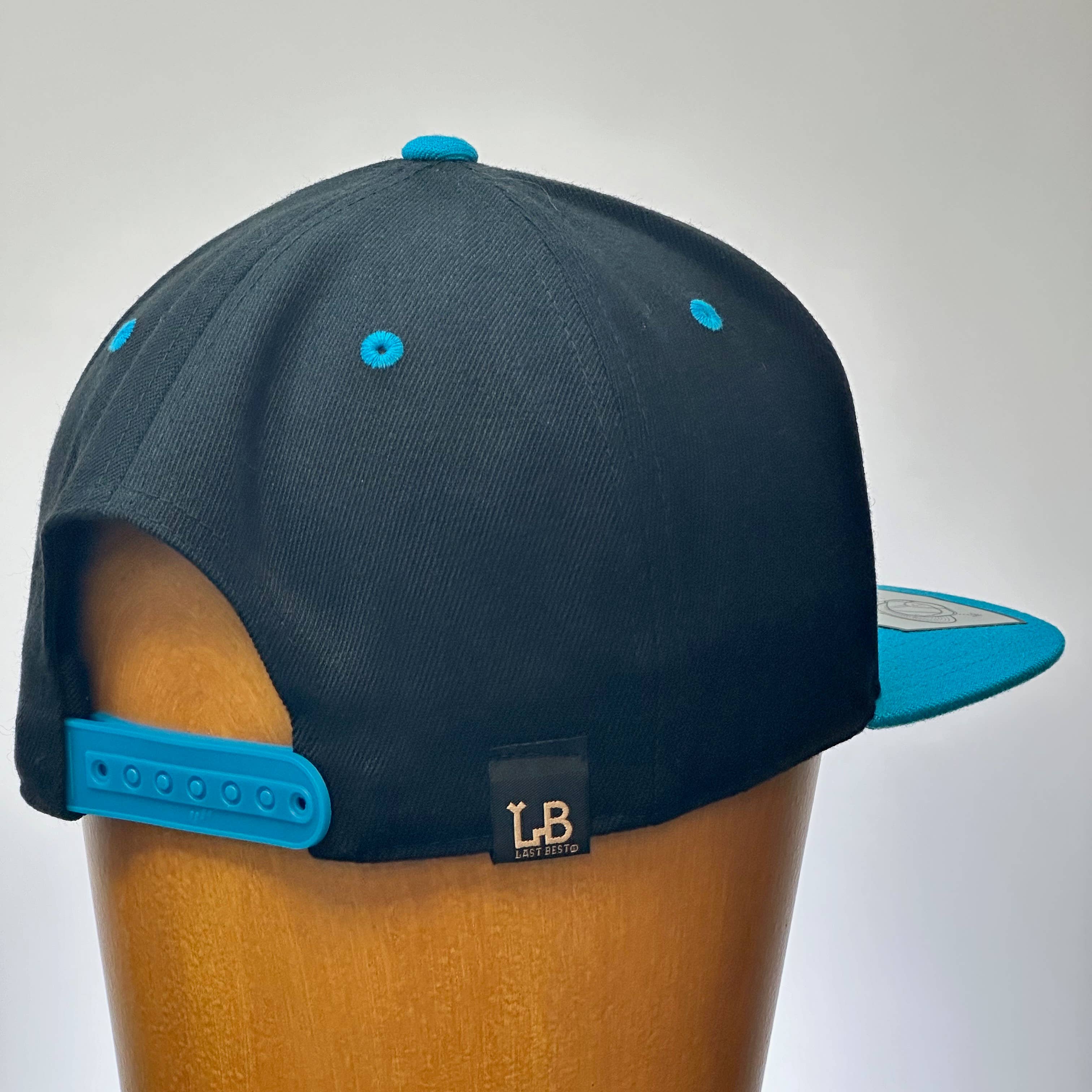 Last Best Supply Co - Wholesale Flat Brim Cap - Unisex - Colorado Flag Cherry Wood & Metal Patch Flat Bill Hat11