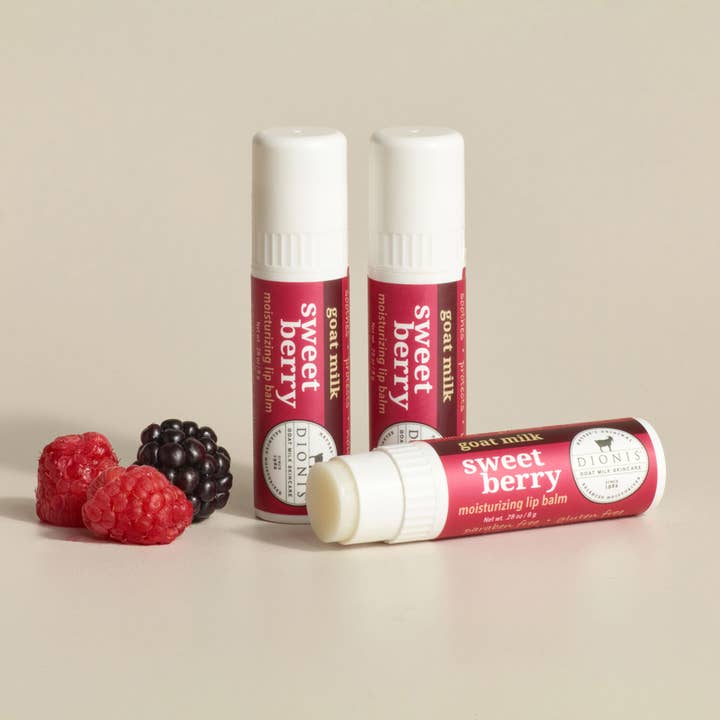 Dionis Goat Milk Skincare - Wholesale Lip Balm - Dionis Sweet Berry Goat Milk Lip Balm, 18 Ct Display1
