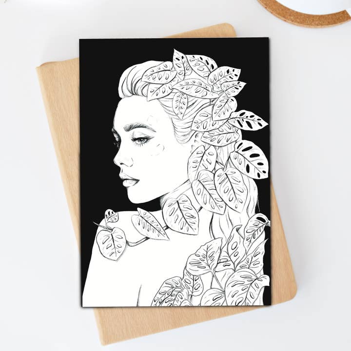 Anteckningsbok A5 Plantlady Monstera Adansonii Djungel Dagbok för wholesale av plantyintroverts