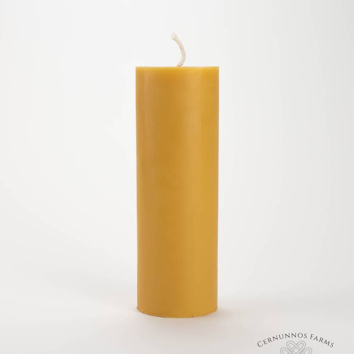 Cernunnos Farms - Wholesale Pillar Candle - Beeswax pillar candle2