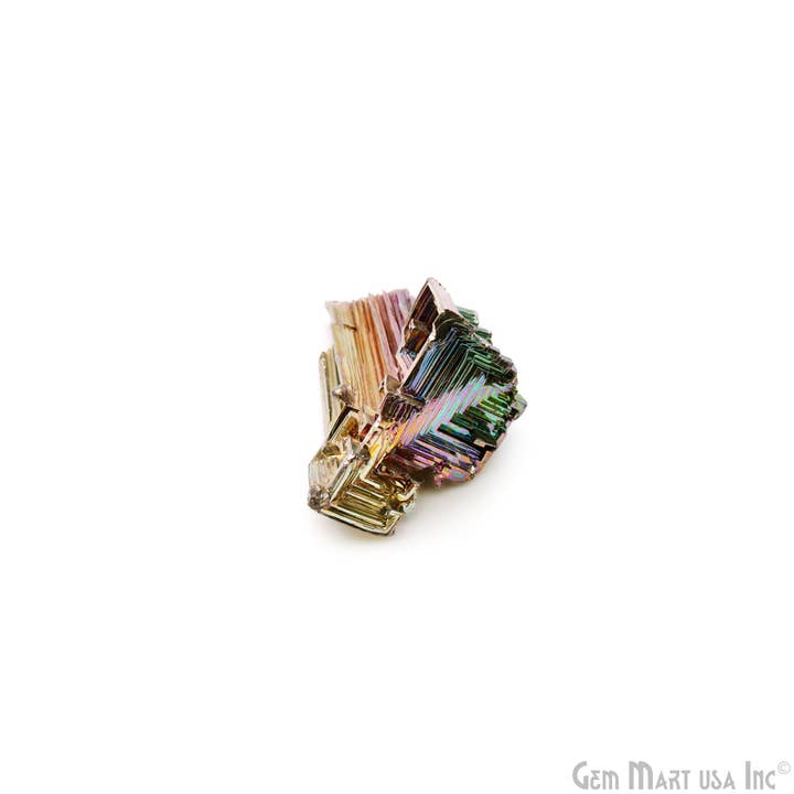 GemMartUSA - Wholesale Spiritual Stone/Crystal - Bismuth Crystal Rainbow XXL Specimen Mineral Decor Rock