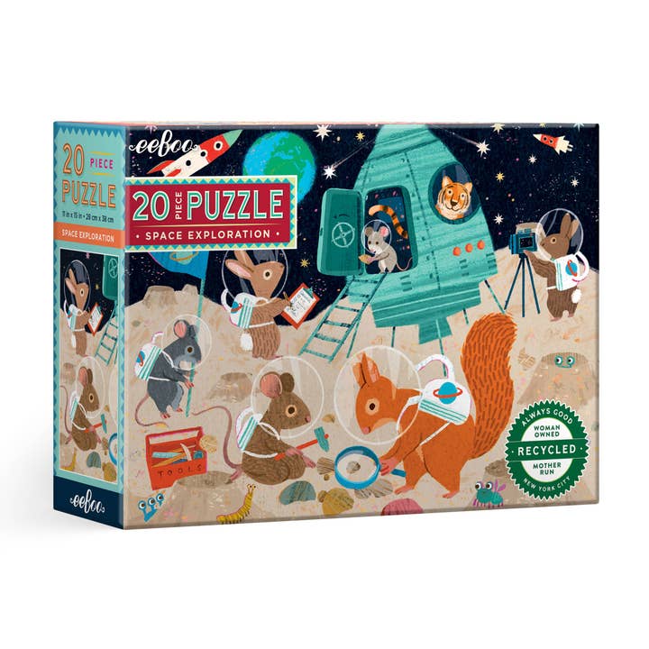 Ruimteverkenning legpuzzel van 20 stukjes voor wholesale door eeBoo