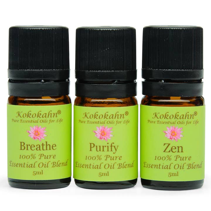 Set regalo in miscela di oli essenziali per la vendita all'ingrosso da parte di Kokokahn Essential Oils