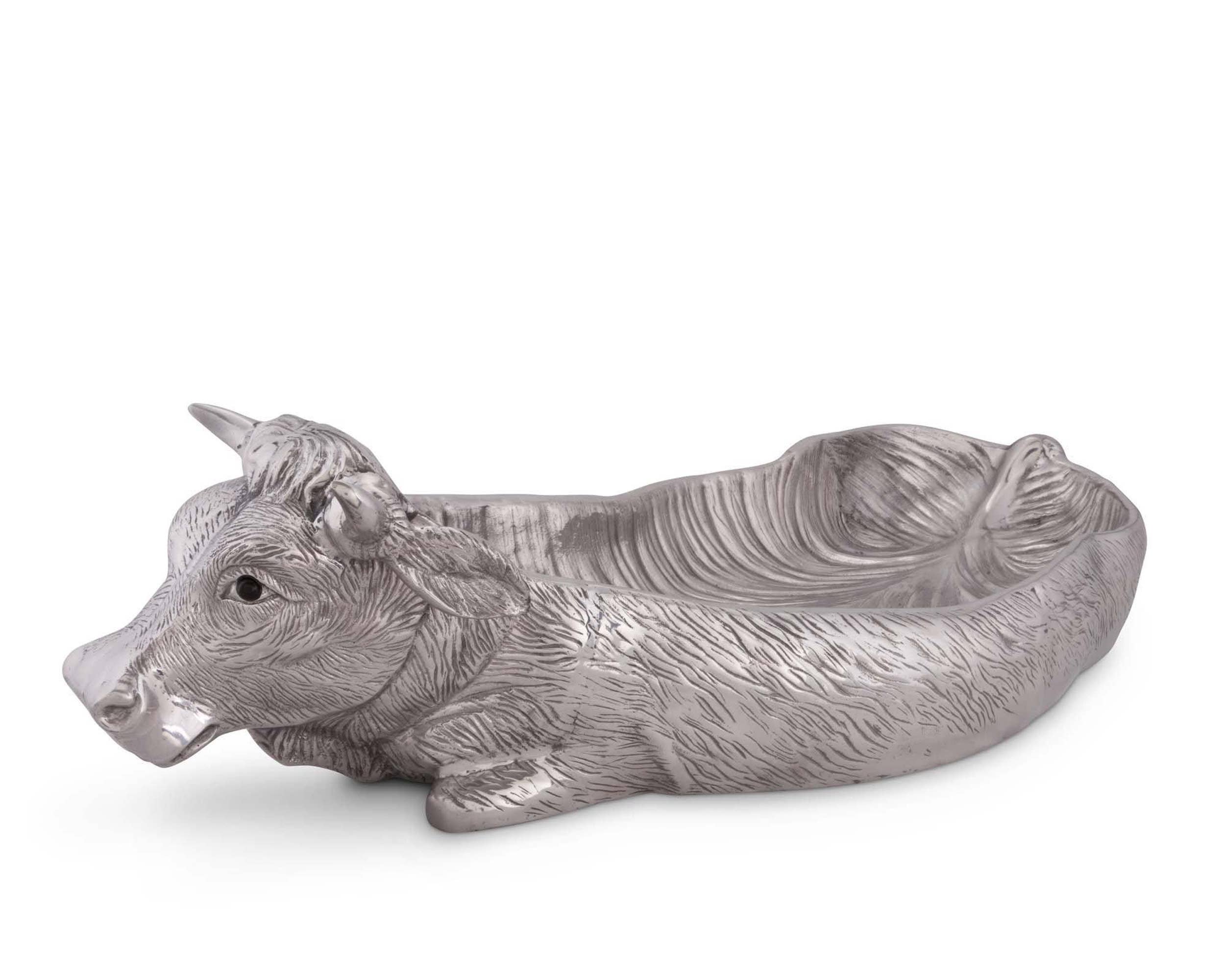 Arthur Court - Wholesale Serving Tray - Cow Carving Serving Tray1