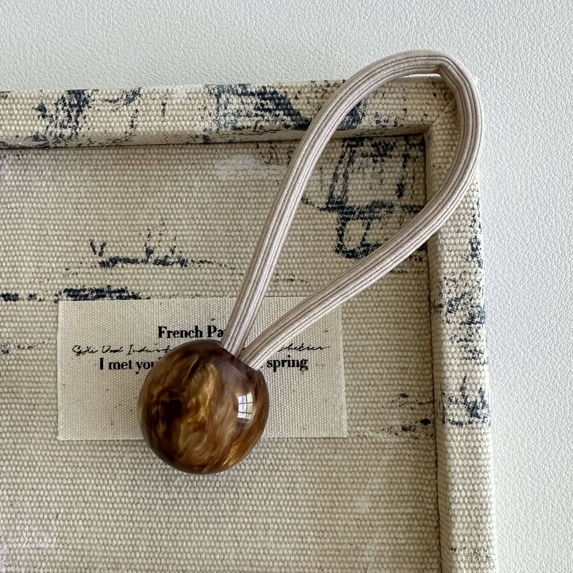 XO Fashion - Wholesale Hair Tie - HT6319 Starry Sky Blooming Ball Durable Thick Hair Tie 0