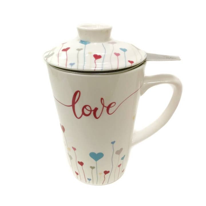 Tasse Love de 380 ml avec infuseur pour la vente par Tobin Tate