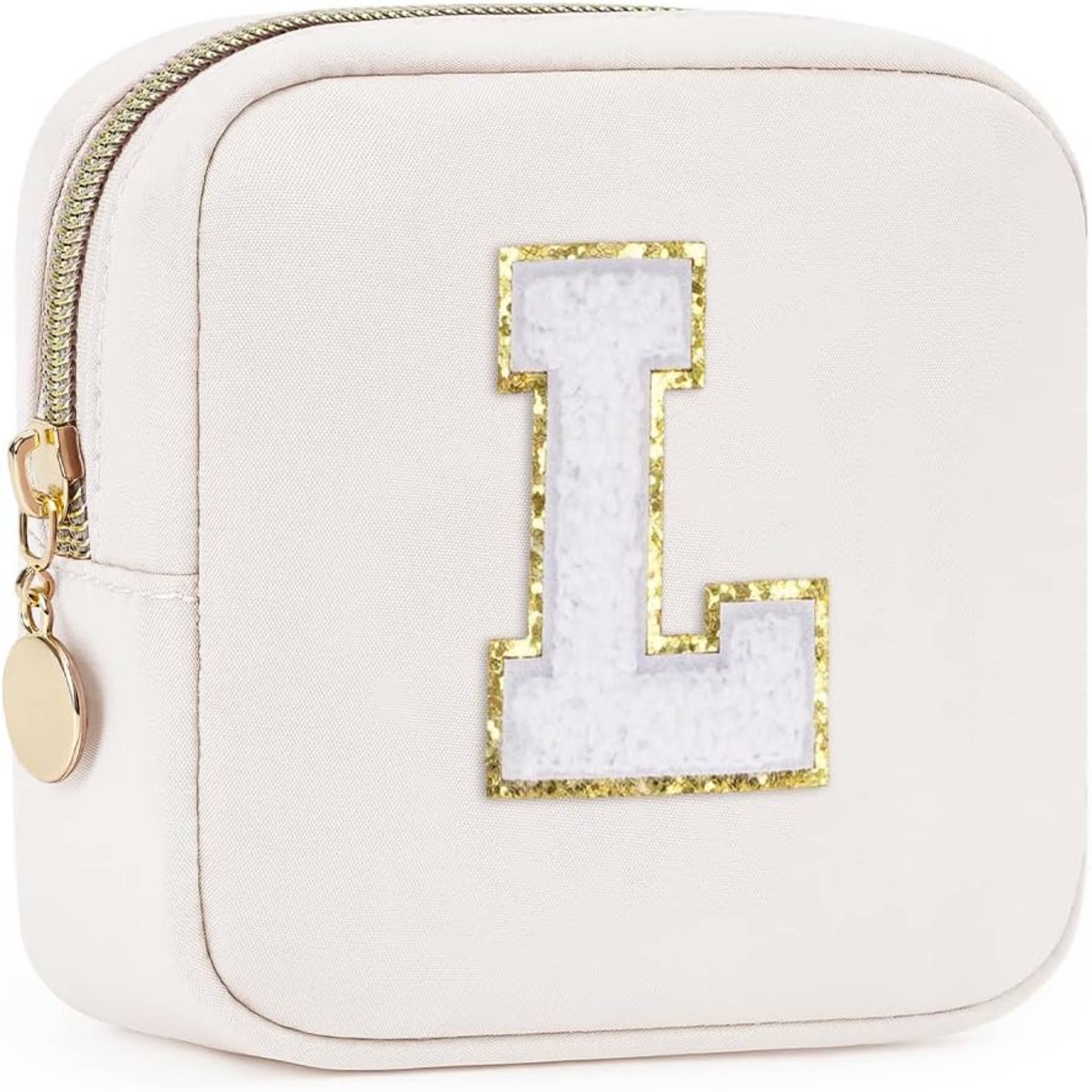 wandf – Großhandel Schmink-/Kosmetiktasche – Personalisierte Monogramm-Tasche Mini Initialen Schminktasche32