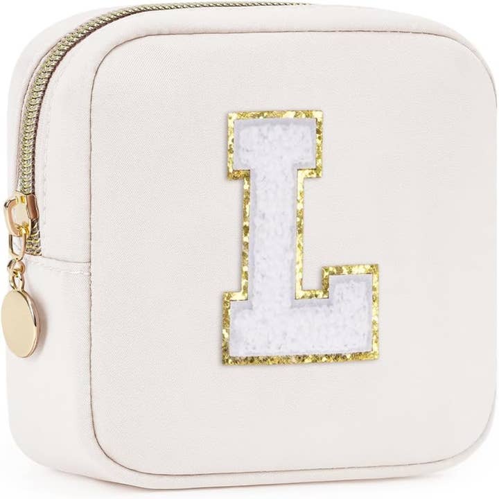 wandf – Großhandel Schmink-/Kosmetiktasche – Personalisierte Monogramm-Tasche Mini Initialen Schminktasche32