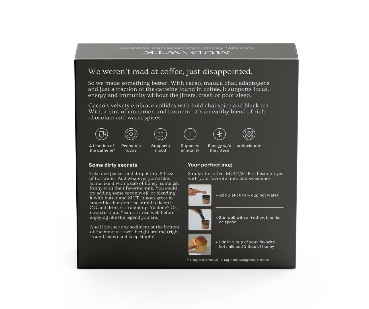 MUD\WTR - Wholesale Powdered Health Drink - Original Stick Packs - 6 Pack1