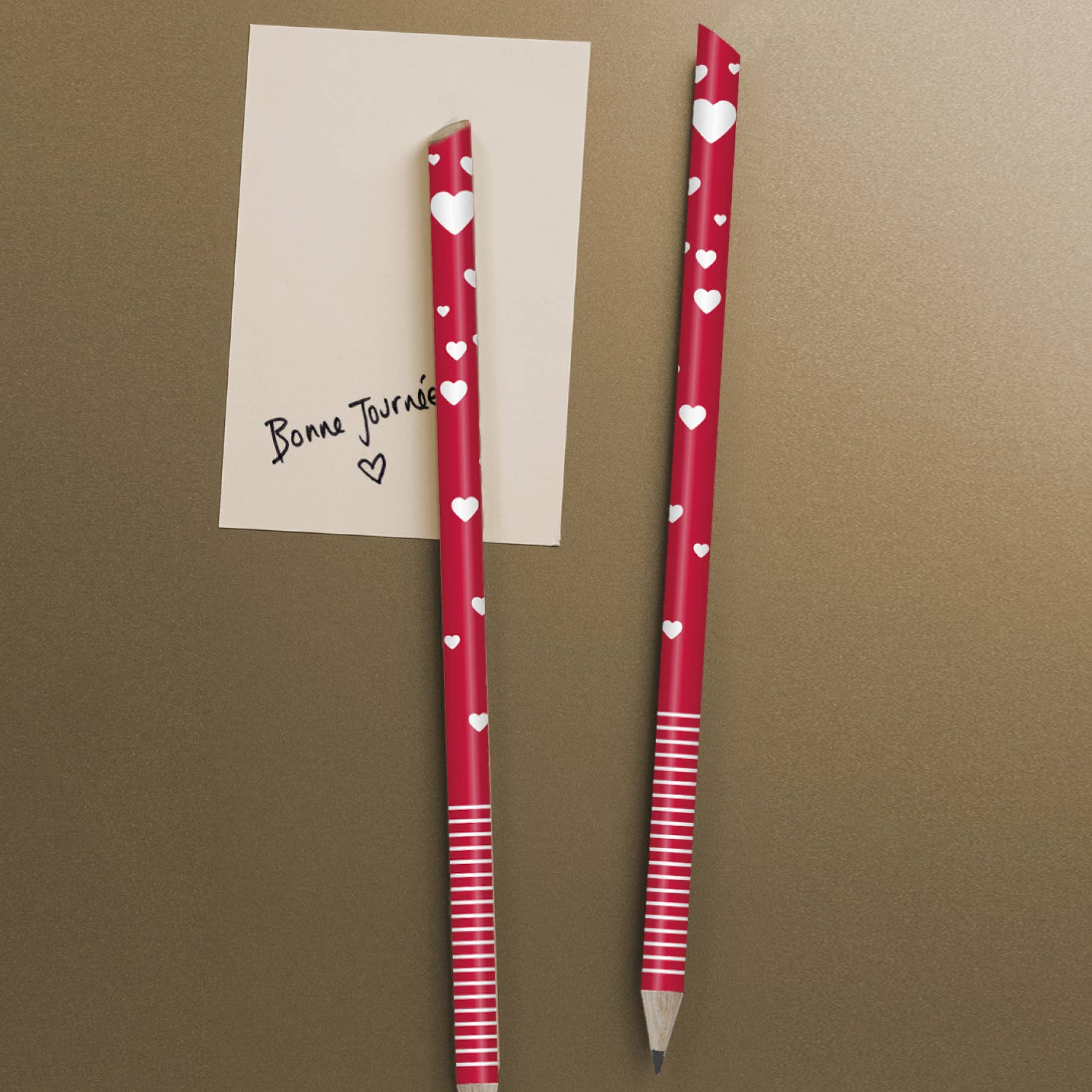 tout simplement - Wholesale Pencil - Magnetic heart crayon1