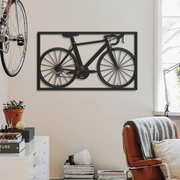 NOXART LLC – Engroshandel 3D-vægkunst – Cykel Metal Væg Kunst - APT217