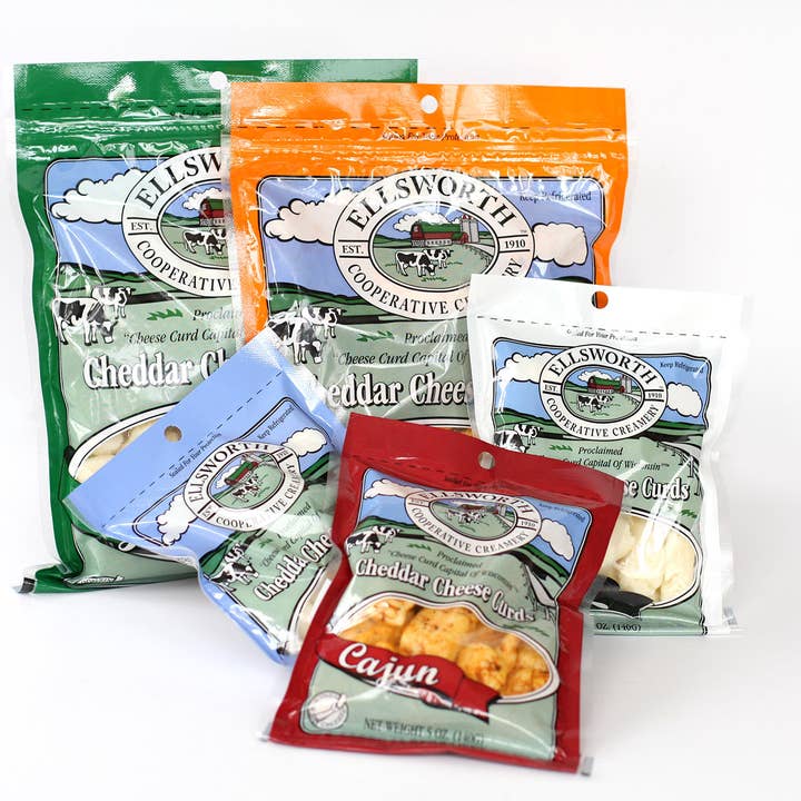 Fromage en grains du Wisconsin, crémerie d'Ellsworth, réfrigéré pour la vente par Merchandise Unlimited