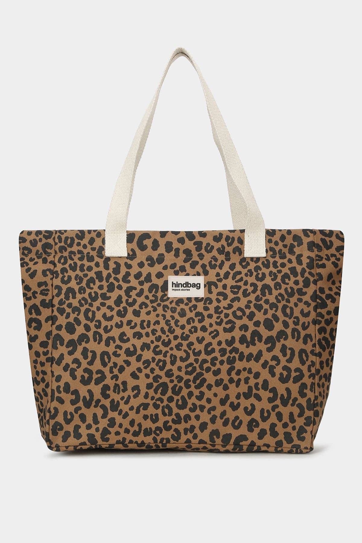 Hindbag - Wholesale Tote Bag - Women's - Claude Leopard Cinnamon Tote Bag2