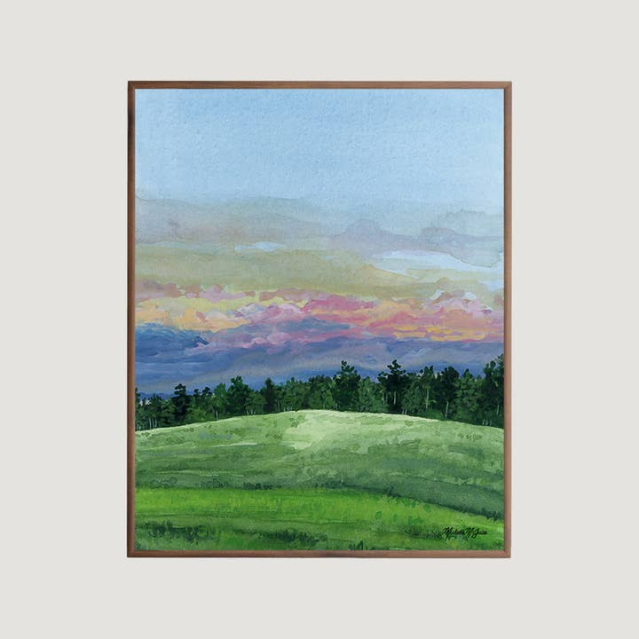 Summer Sunset Giclée-tryck för wholesale av Michelle McGuire Studio