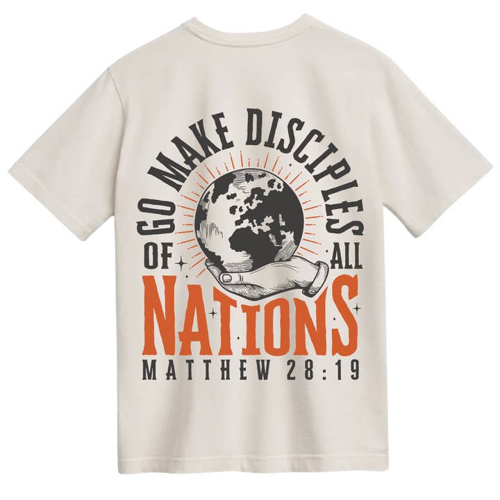 Go Make Disciples | Unisex Tee | English for wholesale by Made By Yen
