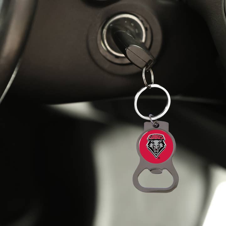 Rico Industries - Wholesale Keychain - Unisex - NCAA New Mexico Lobos Bottle Opener Key Chain3