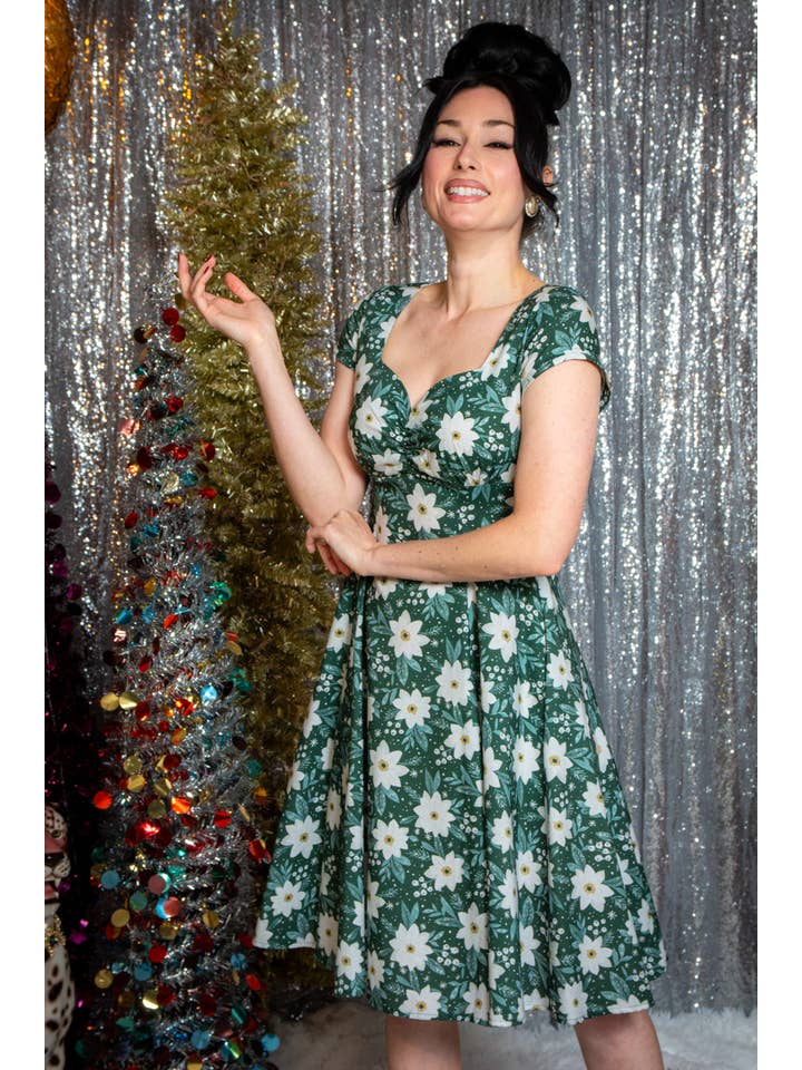 Heart of Haute – wholesale Klänning - Dam – Bianca Klänning - Vintergrön