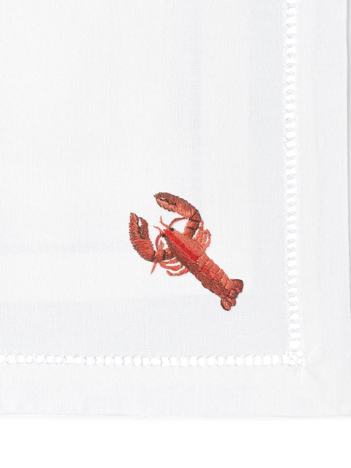 Lobster Modern Napkin for wholesale by Henry Handwork