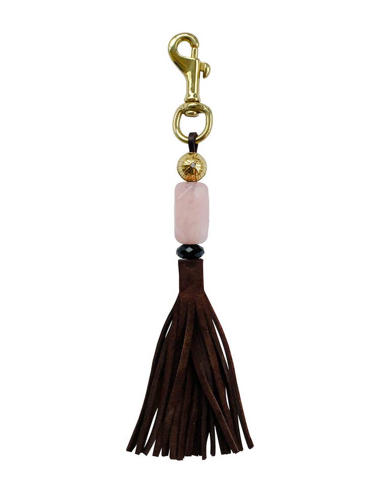 Rose Quartz Love Tassel for wholesale by Unleash Copenhagen