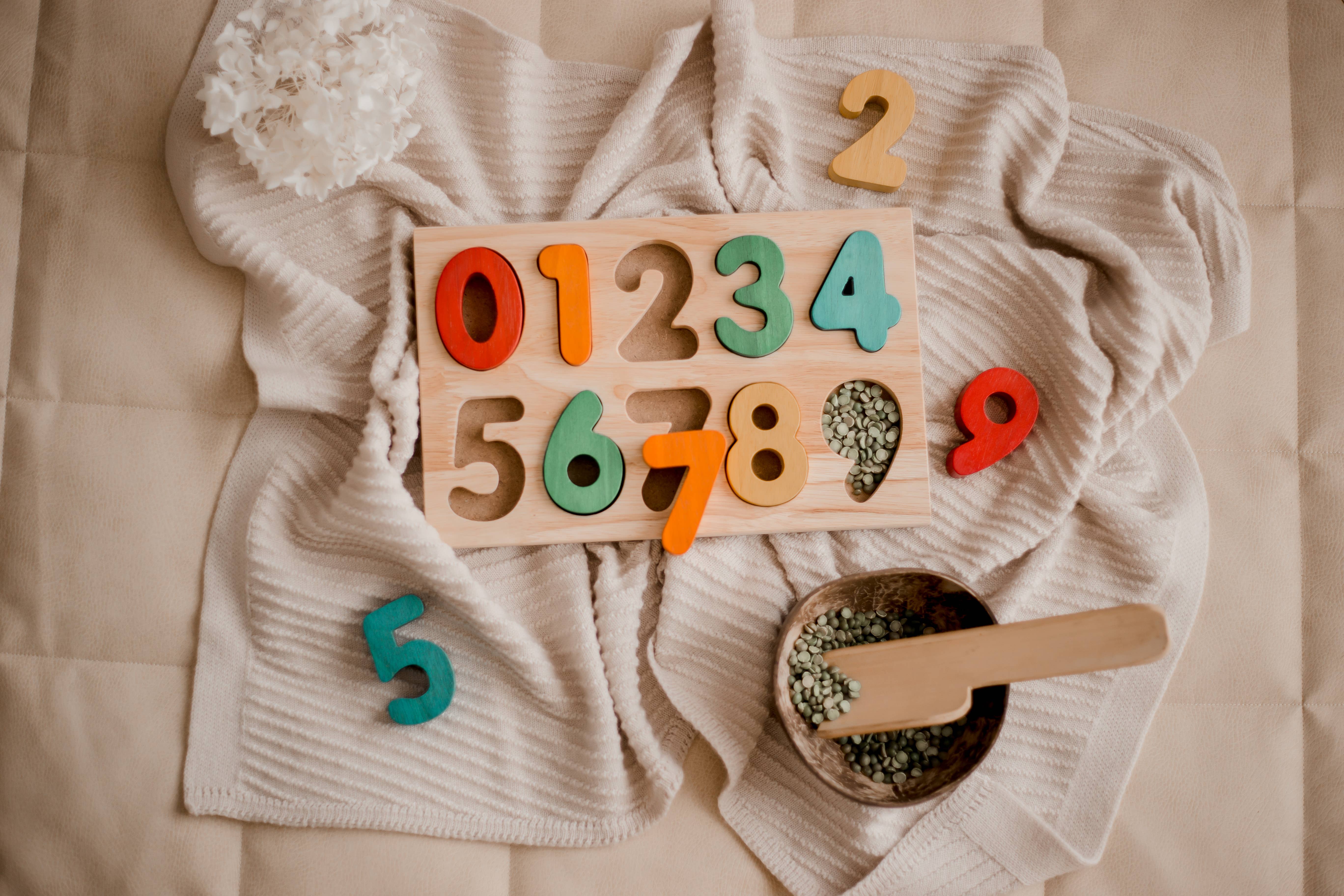 Q Toys - Wholesale Puzzel - Kinderen - Cijferpuzzel met verhoogde cijfers voor jonge kinderen2