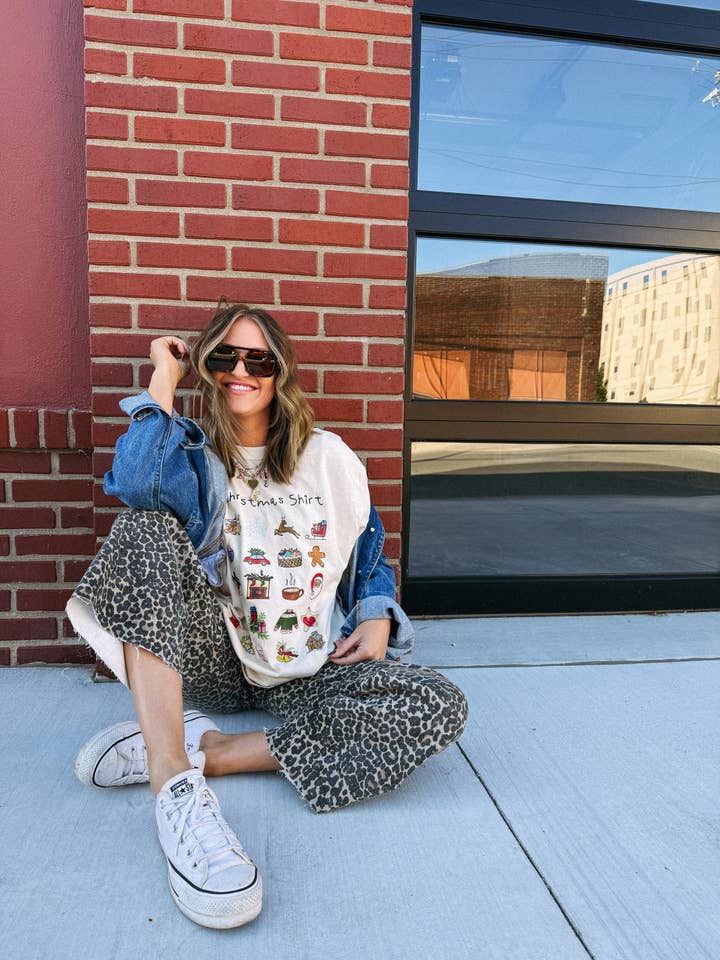 ETTA & EAST - Wholesale T-Shirt (Graphic) - Women's - my christmas shirt graphic tee