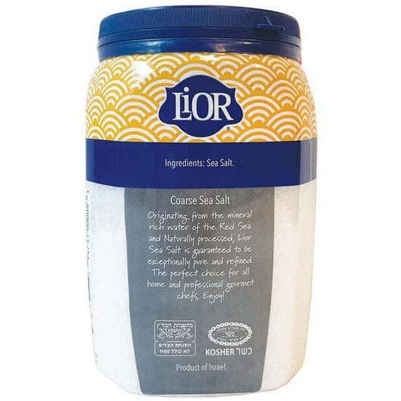 Galil Brands - Wholesale Salt - Coarse Sea Salt | Chefs Jar | 35.2 oz | LiOR