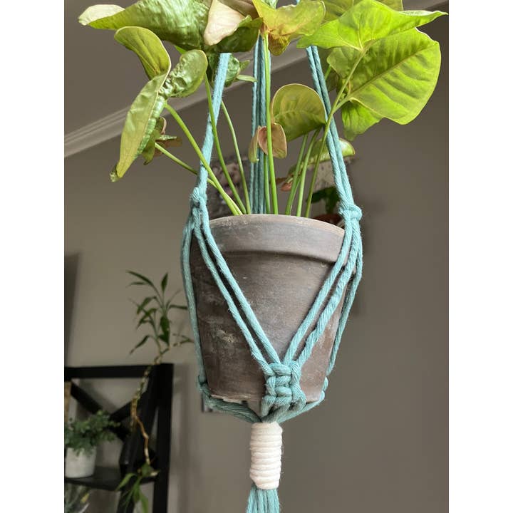 Why Knot - Wholesale Hanging Planter - Double Plant Hanger - Handmade Macrame Pot Holders2