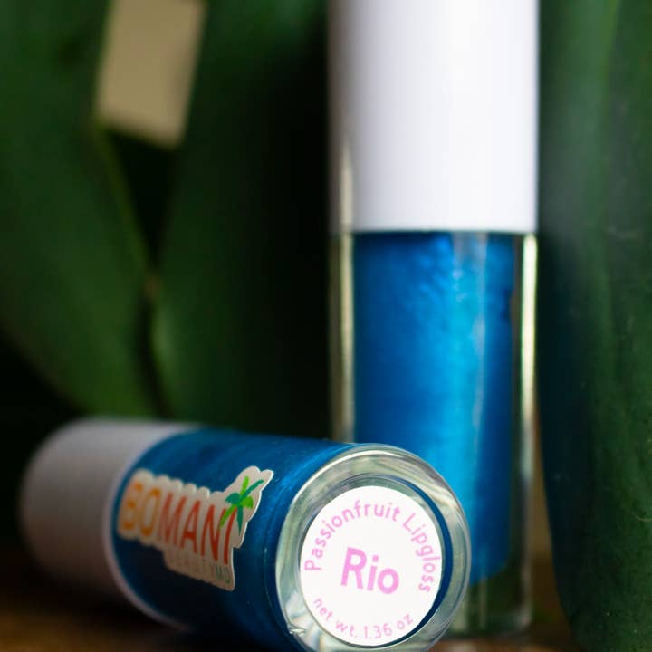 Bomani Beauty MD - Wholesale Lip Gloss - Passionfruit Lip Gloss - Rio (Deep Blue)1