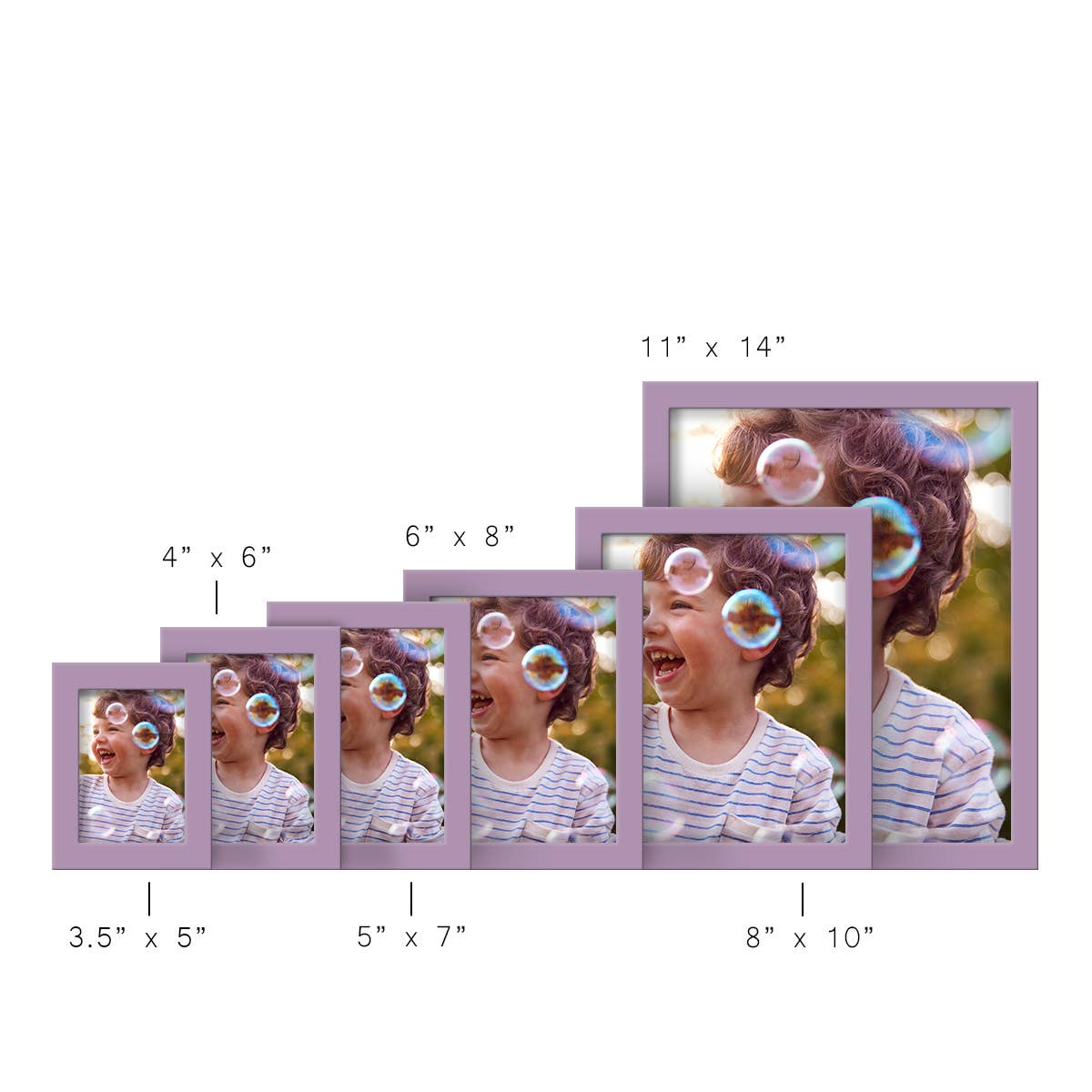 Wexford Home - Wholesale Picture Frame - Photo Frame. Real Wood Modern Frame, Violet3