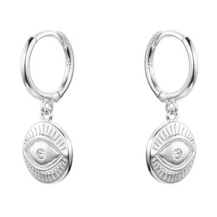 Runde Evil Eye Huggies für den Großhandel von KIKICHIC