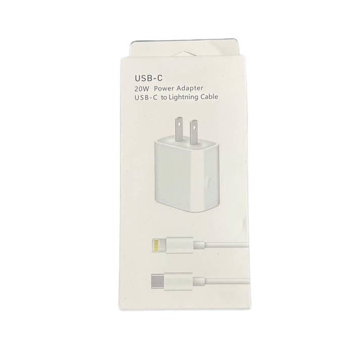 K & S WHOLESALE INC - Wholesale Charging Cable - Fast Charging 20W Type C Adapter Set 48 CT