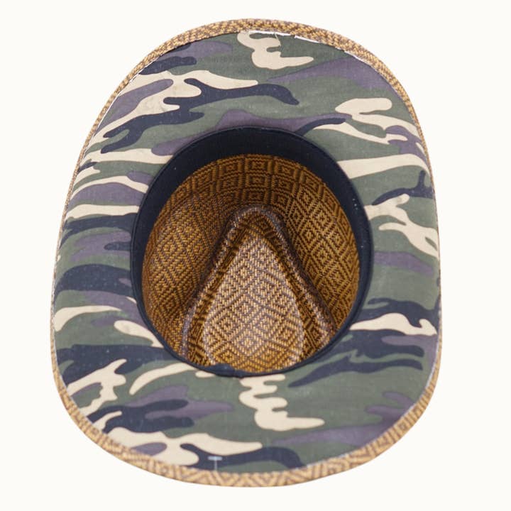 Olive & Pique - Wholesale Cowboy hat – Unisex - Tan Aztec Camouflage Western Cowboy Hat3