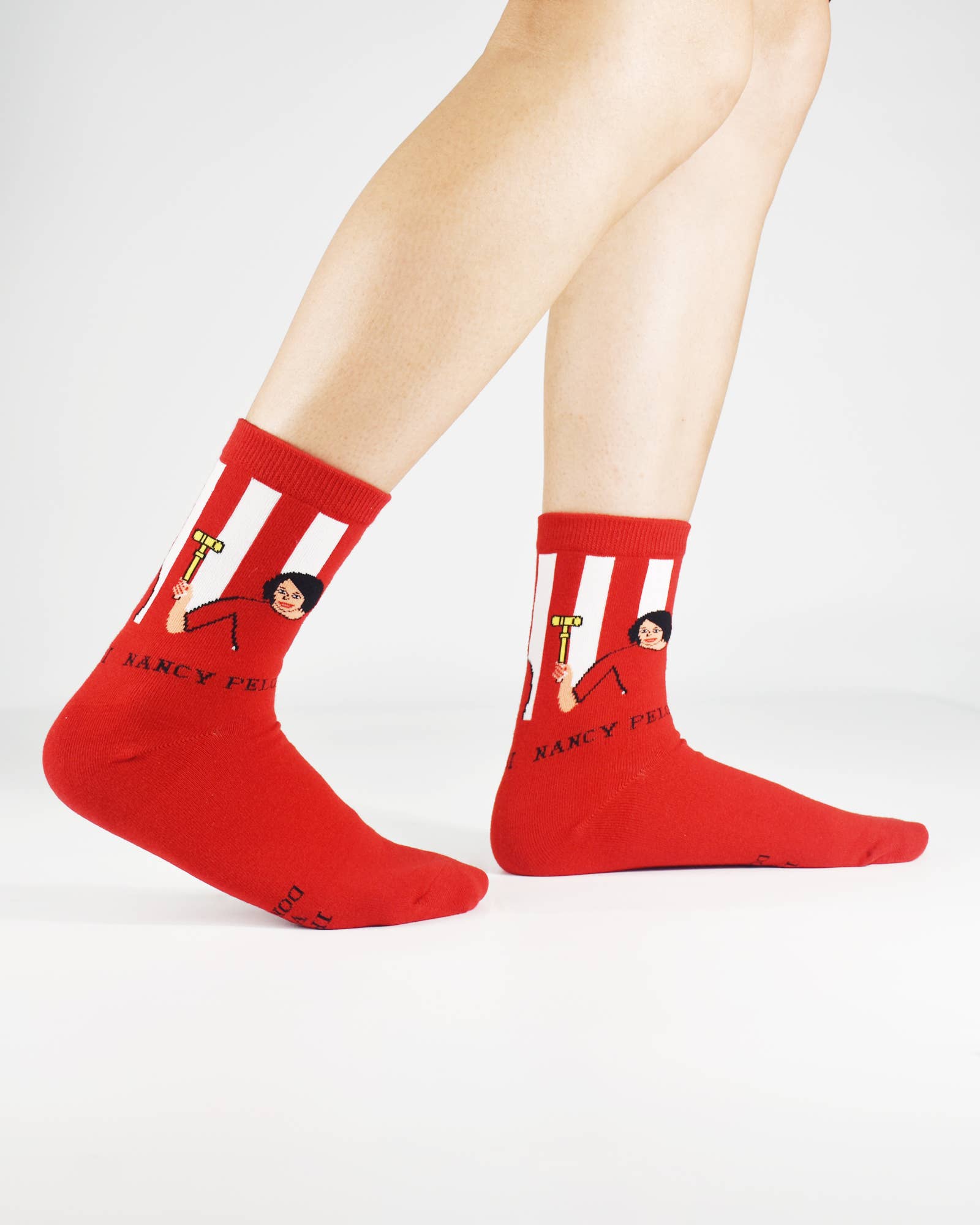Maggie Stern Stitches - Wholesale Socks - Women's - Nancy Pelosi Ankle Socks Medium1