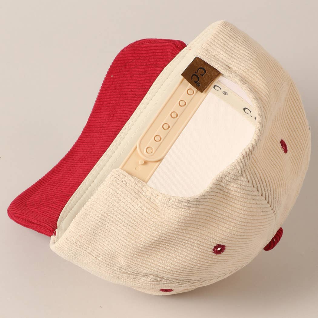 Fashion City – wholesale Baseballkeps - Unisex – Sätt den på min cowboy's Tab tvåfärgad corduroy-keps16