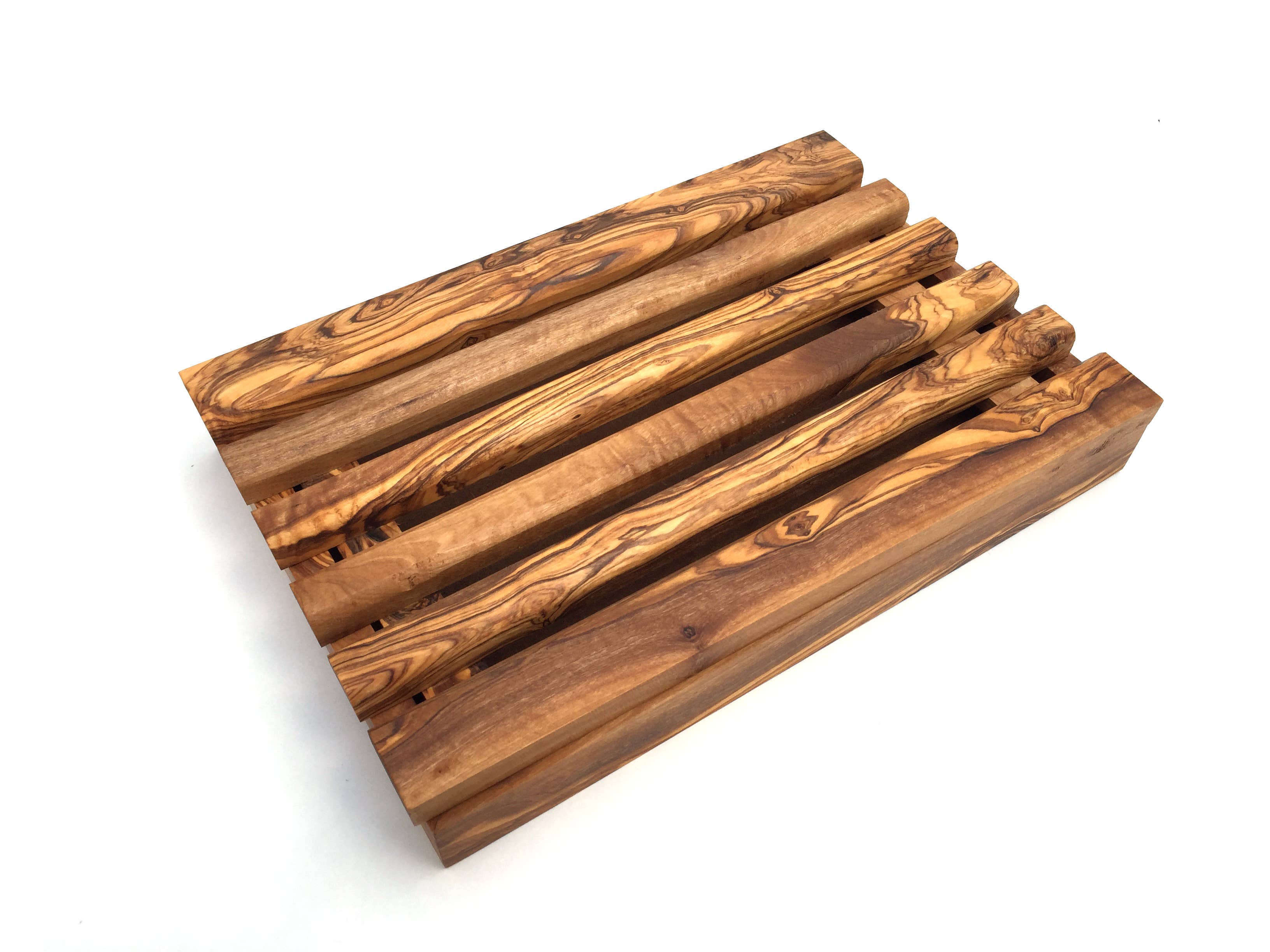 medina mood - Wholesale Cutting board - bread board with crumb compartment 30 cm olive wood handmade1
