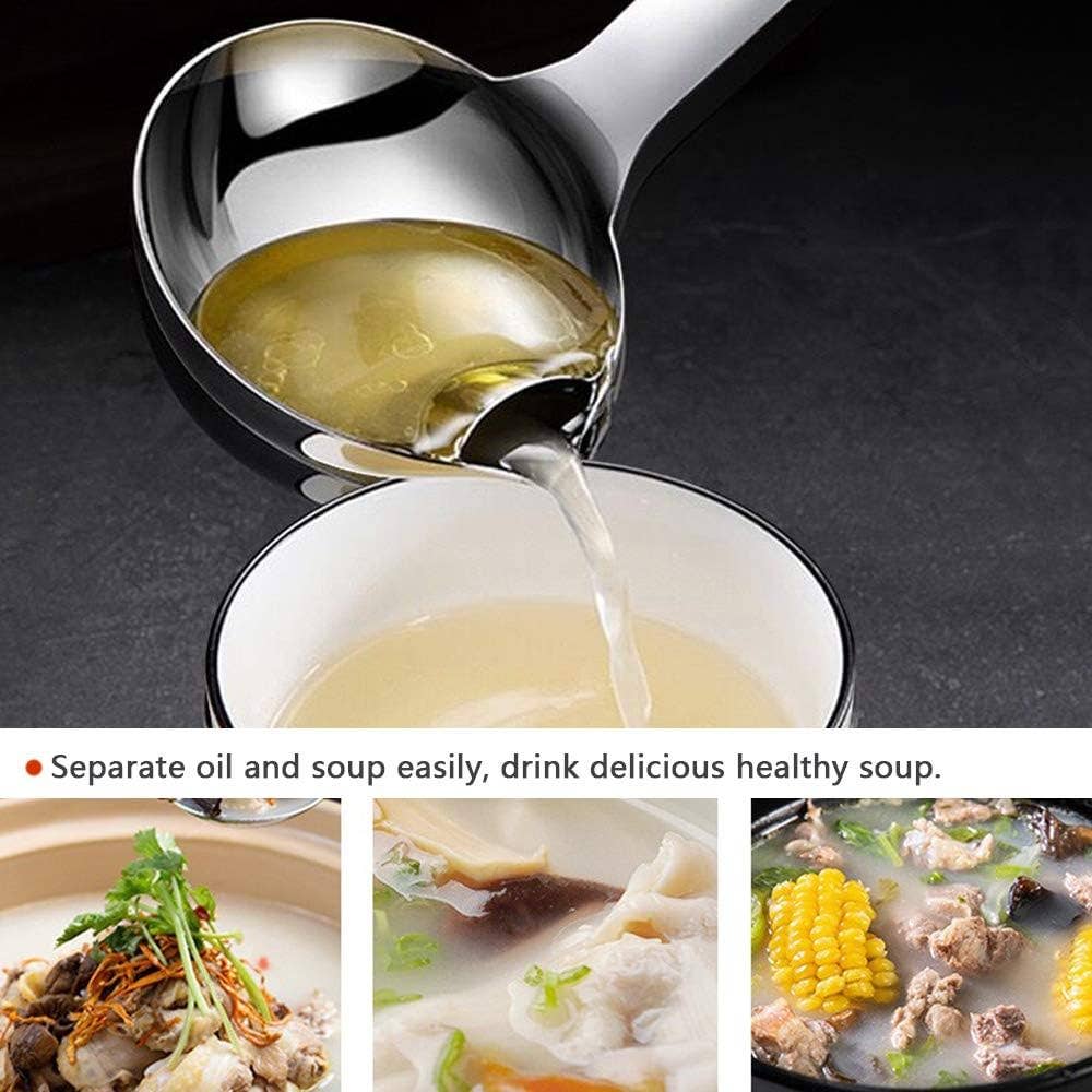 VIGOR - Wholesale Ladle - Stainless Steel Oil Separator Soup Ladle fat & Gravy5