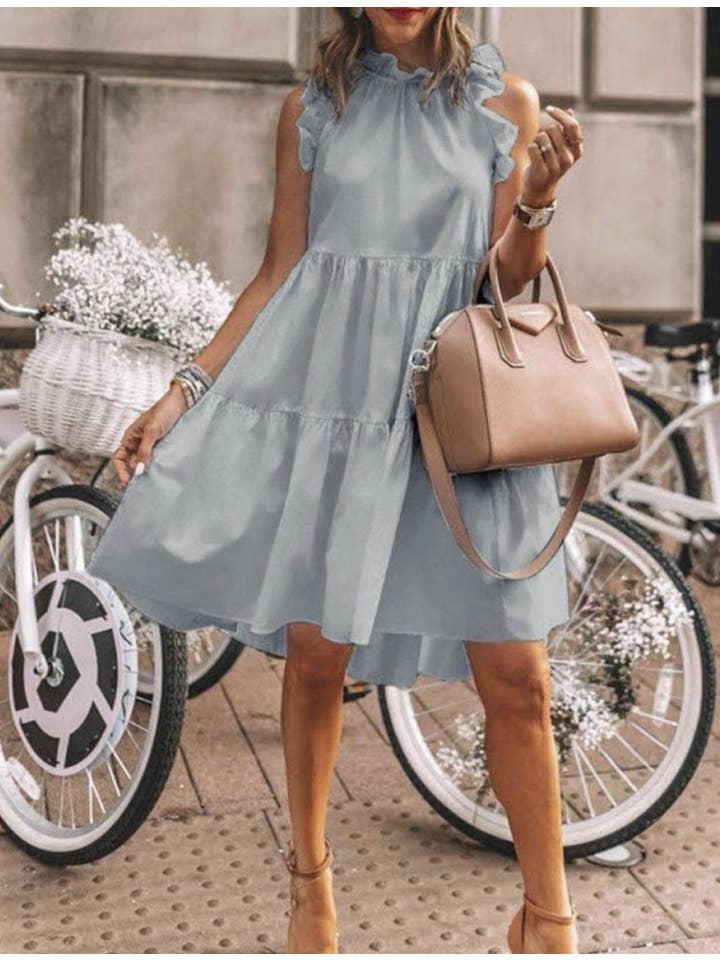 Hipster Row - Vente Robe – femme - Robe babydoll à volants Mattie3