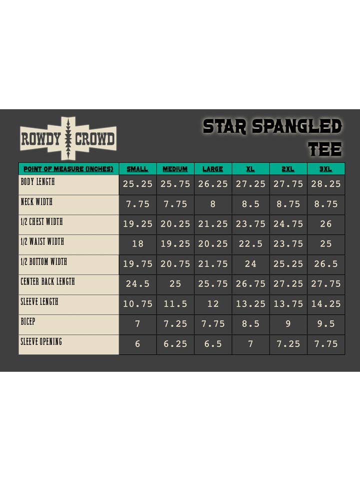 Rowdy Crowd Clothing - Wholesale T-Shirt - Women's - Star Spangled Tee5