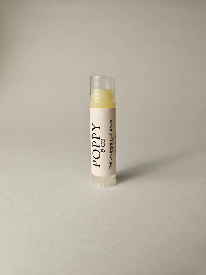 Le baume à lèvres à la lavande - Baume à lèvres au suif pour la vente par Poppy & Co